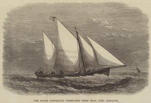 South Australian Newspaper Press Boat, Port Adelaide tekijältä Edwin Weedon