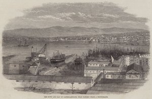 Castellammaren kaupunki ja lahti, lähellä Napolia