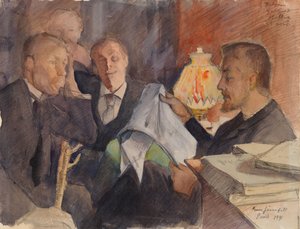 Pariisin ateljeessa tekijältä Eero Järnefelt