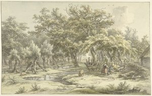 Maisema lähellä Eextiä (Drenthe) tekijältä Egbert van Drielst