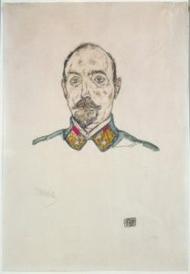 Itävallan upseeri tekijältä Egon Schiele