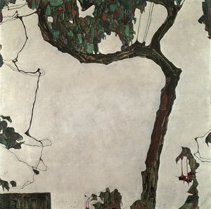 Syksyn puu, 1909 tekijältä Egon Schiele