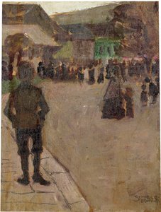 Ennen Leopolditagia Klosterneuburgissa, 1907 tekijältä Egon Schiele