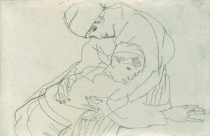 Syleily, 1914 tekijältä Egon Schiele
