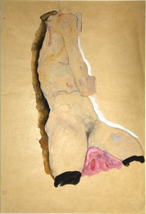Naisen vartalo, 1911. tekijältä Egon Schiele