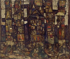 Metsän rukous, 1915. tekijältä Egon Schiele