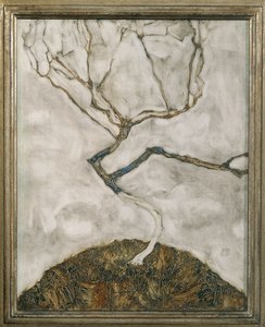 Pieni puu myöhään syksyllä ... tekijältä Egon Schiele