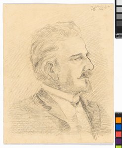 Leopold Czihaczek profiilissa tekijältä Egon Schiele