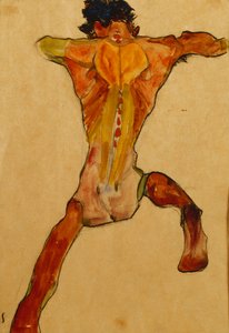Mies alaston takaa katsottuna; Miesten alaston takaa, 1910