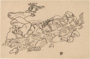 Vuoristovirta tekijältä Egon Schiele