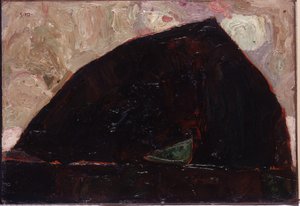 Vuori joella, 1910 tekijältä Egon Schiele