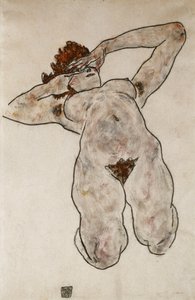 Alaston makuulla; Makaava alaston, 1917