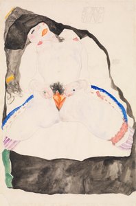 Havaittu unessa, 1911. tekijältä Egon Schiele