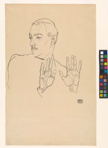 Arthur Roesslerin muotokuva tekijältä Egon Schiele