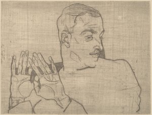 Arthur Roesslerin muotokuva tekijältä Egon Schiele