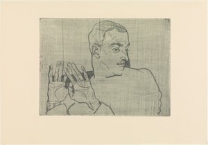 Arthur Roesslerin muotokuva tekijältä Egon Schiele