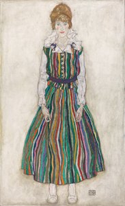 Muotokuva taiteilijan vaimosta Edith Schielestä. tekijältä Egon Schiele