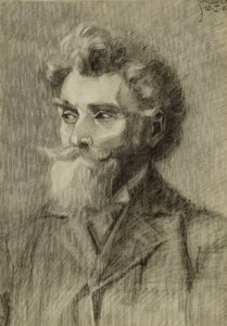 Miehen muotokuva; Mannerportrait, 1907 tekijältä Egon Schiele
