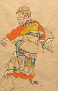 Lapsen muotokuva (Anton Peschka, Jr.) tekijältä Egon Schiele