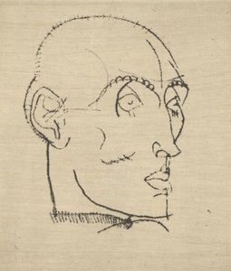 Miehen muotokuva, 1914. tekijältä Egon Schiele