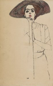 Naisen muotokuva, 1910. tekijältä Egon Schiele