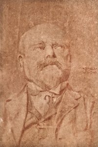 Miehen muotokuva, 1907 tekijältä Egon Schiele