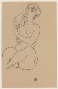 Makaava alastonkuva, 1917