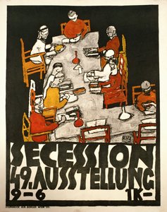 Secession-juliste tekijältä Egon Schiele