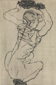Kyykky nainen, 1914. tekijältä Egon Schiele