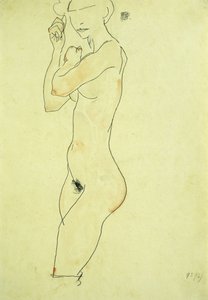 Pysyvä alaston; Seisova alastonkuva, 1913