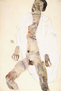 Seisova mies tekijältä Egon Schiele