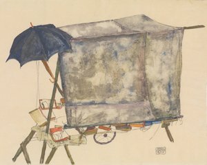 Street Cart tekijältä Egon Schiele