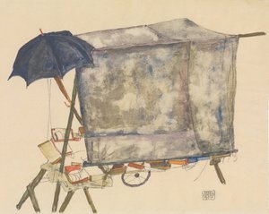 Street Cart, 1914. tekijältä Egon Schiele