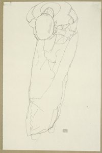 Munkki, 1914 tekijältä Egon Schiele