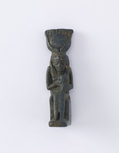 Isisin ja Horuksen hahmo, mahdollisesti Ptolemaioksen aikakausi, 305-30 eKr. (fajanssi)