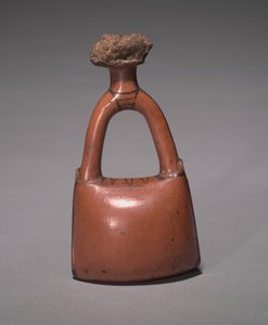 Nahkalaukun muotoinen pullo, New Kingdom, n. 1415-1381 eKr tekijältä Egyptian 18th Dynasty