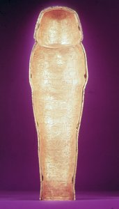 Yhden katosarkun sisäpuoli, Tutankhamonin haudasta (n. 1370-1352 eKr.) New Kingdom (hakattu kulta) (katso myös 227991-2)