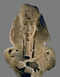 Faarao Amenofis IV Akhnaton (veistos) tekijältä Egyptian 18th Dynasty