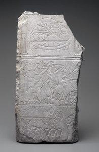 Relief of Mourners and Funeral Meats, Uusi kuningaskunta, noin 1340 eKr. (kalkkikivi) tekijältä Egyptian 18th Dynasty