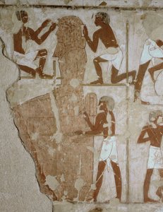 Kuvanveistäjät työssään tekijältä Egyptian 18th Dynasty