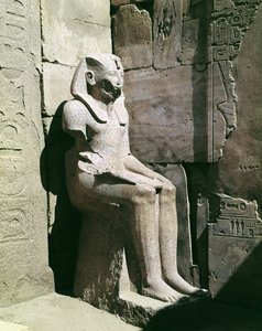 Tuthmosis III:n patsas (n. 1490-39 eKr.) Uusi kuningaskunta (graniitti)