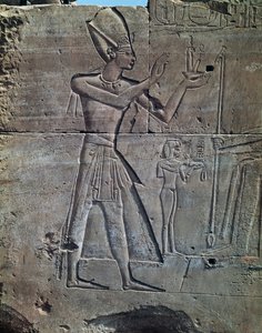 Thutmose III, reliefi, Amunin temppeli, Karnakin temppelikompleksi (Unescon maailmanperintöluettelo). tekijältä Egyptian 18th Dynasty