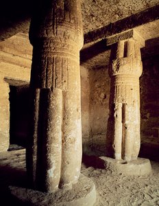 Näkymä Meryren hautakappelille, New Kingdom tekijältä Egyptian 18th Dynasty