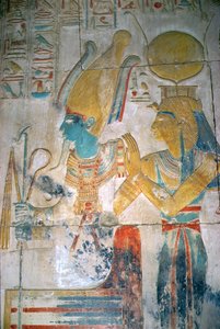 Relief of Osiris ja Isis, Uusi kuningaskunta (seinämaalaus)