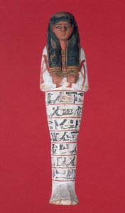 Shabti-figuuri, New Kingdom (maalattu puu)