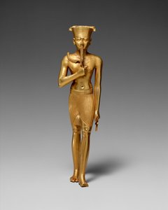 Amunin patsas (kulta) tekijältä Egyptian 22nd Dynasty