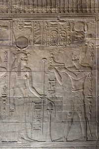 Reliefit sisäisessä pyhäkössä, Philae-temppeli, Aswan, Egypti