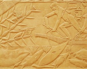 Kalastuskohtaus, Kagemnin Mastaba, Vanha kuningaskunta (kalkkikivi)