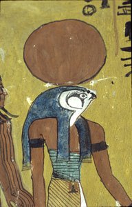 Muinainen Egypti, seinämaalaus, Sennedjemin hauta, Aatelisten hauta, Thebe, Deir el Medina tekijältä Egyptian Egyptian