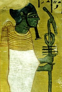 Muinainen Egypti, seinämaalaus, Sennedjemin hauta, Aatelisten hauta, Thebe, Deir el Medina tekijältä Egyptian Egyptian